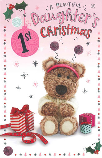Picture of DAUGHTER 1ST CHRISTMAS CARD